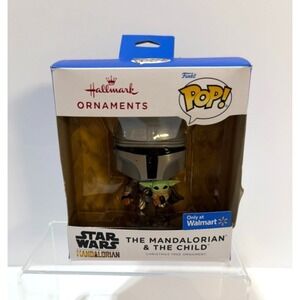 Hallmark The Mandalorian & Grogu Star Wars  Funko Pop Gift Ornament
